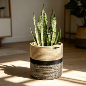 Sturdy Jute Rope Planter Basket for 25 cm Pot