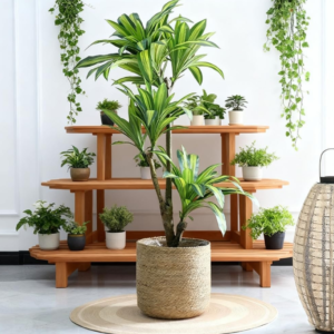 35 cm Large Seagrass Woven Planter Basket with Insert